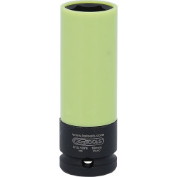 1/2` Aluminium wheel impact socket  deep  19mm
