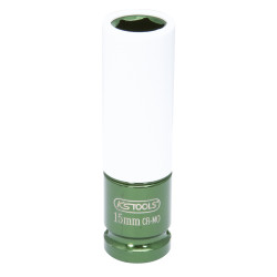 1/2` Aluminium wheel impact socket  deep  15mm